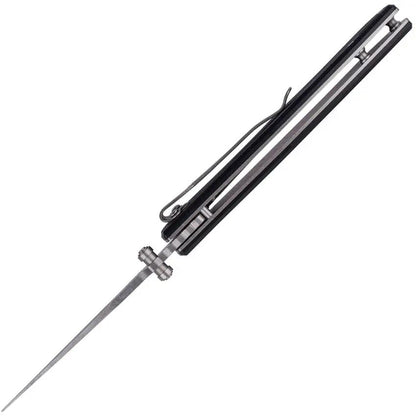 SKIF Knives Swing Linerlock SW Black G10 Handle 3.5 Inch 8Cr13MoV Blade Stonewash Finish Lanyard Hole Pocket Clip by SKIF Knives