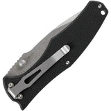 SKIF Knives Hamster Linerlock SW Black IS003B Featuring Stonewash Three and a Half Inch Blade 8Cr13MoV Black G10 by SKIF Knives
