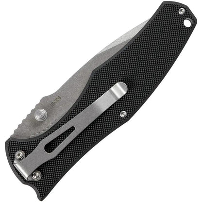 SKIF Knives Hamster Linerlock SW Black IS003B Featuring Stonewash Three and a Half Inch Blade 8Cr13MoV Black G10 by SKIF Knives