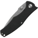 SKIF Knives Hamster Linerlock SW Black IS003B Featuring Stonewash Three and a Half Inch Blade 8Cr13MoV Black G10 by SKIF Knives