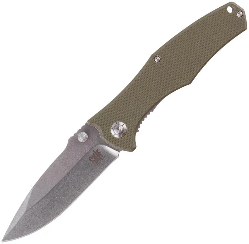 SKIF Knives Hamster Linerlock SW Olive IS-003OG by SKIF Knives