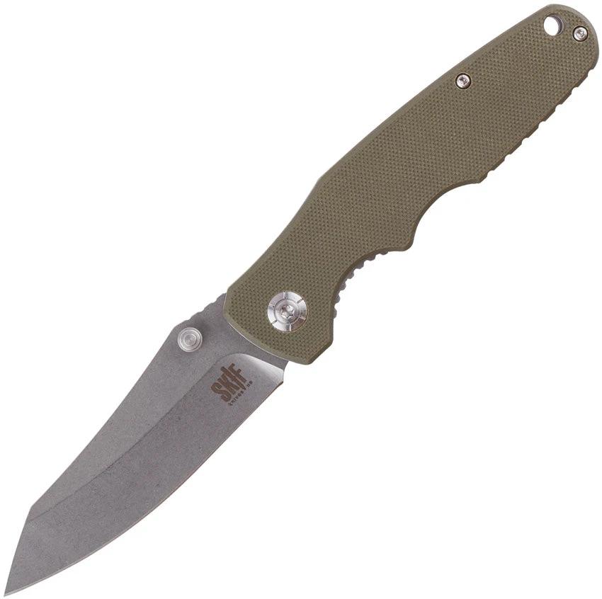 SKIF Knives Cutter Linerlock SW Olive IS-004OG by SKIF Knives