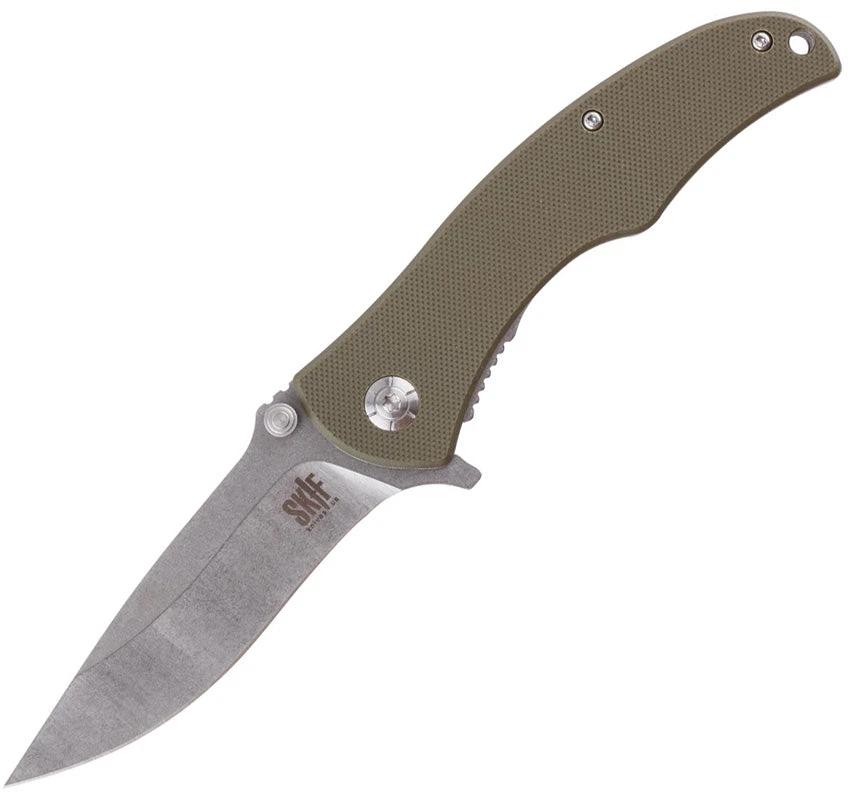 SKIF Knives Boy Linerlock SW Olive IS-008OG by SKIF Knives
