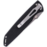 SKIF Knives Stylus Linerlock SW Black IS-009B - Stonewashed 8Cr13MoV Blade With Black G10 Handle by SKIF Knives