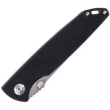 SKIF Knives Stylus Linerlock SW Black IS-009B - Stonewashed 8Cr13MoV Blade With Black G10 Handle by SKIF Knives