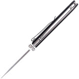 SKIF Knives Stylus Linerlock SW Black IS-009B - Stonewashed 8Cr13MoV Blade With Black G10 Handle by SKIF Knives