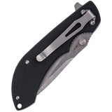 SKIF Knives Spyke Linerlock SW Black IS-011B - Stonewashed 3.5-Inch 8Cr13MoV Blade Black G10 Handle by SKIF Knives