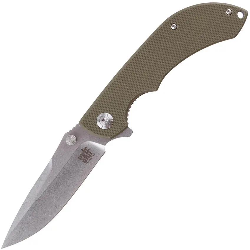 SKIF Knives Spyke Linerlock SW Olive IS-011OG by SKIF Knives