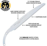Silky Natanoko Hand Saw 330mm 129-33 - 13 Inch Stainless Blade With Large Teeth For Fast Cutting by Silky