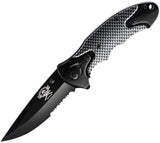 Skallywag Tactical Orca Linerlock Black/Silver 8.50072E+11 by Skallywag Tactical