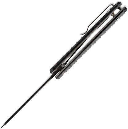 Skallywag Tactical Sao Feng Linerlock G10 Knife - Black PVD Coated 420 Stainless Tanto Blade by Skallywag Tactical