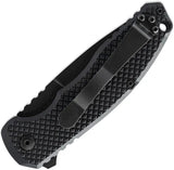 Skallywag Tactical Sentrax Linerlock - Black PVD 154CM Blade With G10 Handle And Extended Tang, Pocket Clip by Skallywag Tactical