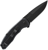Skallywag Tactical Sentrax Linerlock - Black PVD 154CM Blade With G10 Handle And Extended Tang, Pocket Clip by Skallywag Tactical