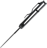 Skallywag Tactical Sentrax Linerlock - Black PVD 154CM Blade With G10 Handle And Extended Tang, Pocket Clip by Skallywag Tactical