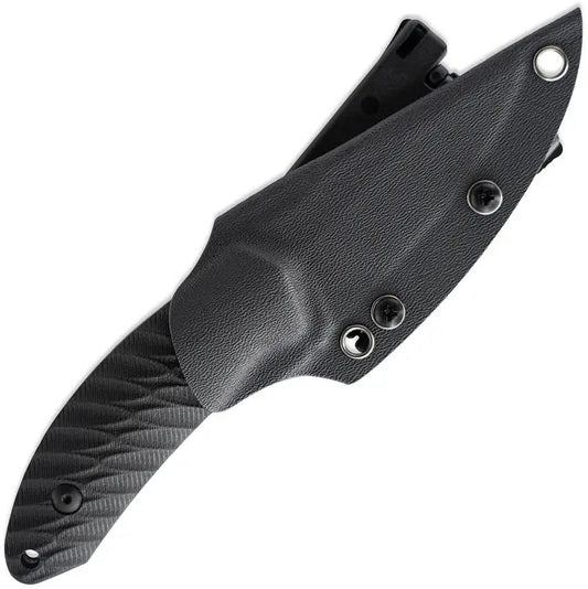 Skallywag Tactical Crows Nest Fixed Blade Knife - 3.5in 440C Drop Point with Full Tang G10 by Skallywag Tactical