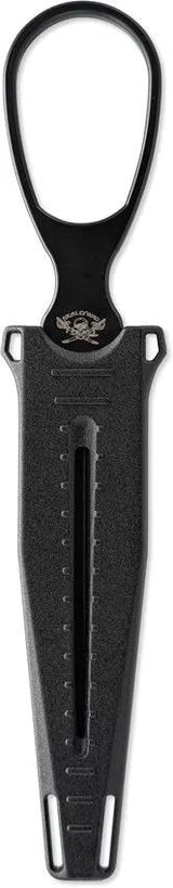 Skallywag Tactical D2 Dagger - Black PVD Coated D2 Tool Steel Blade, One-Piece Construction, Finger Ring by Skallywag Tactical