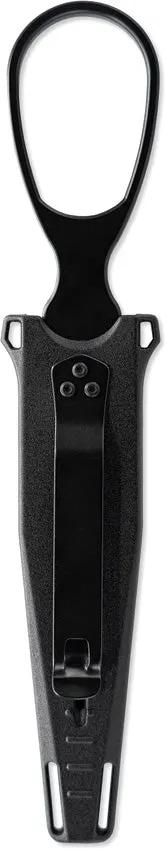 Skallywag Tactical D2 Dagger - Black PVD Coated D2 Tool Steel Blade, One-Piece Construction, Finger Ring by Skallywag Tactical