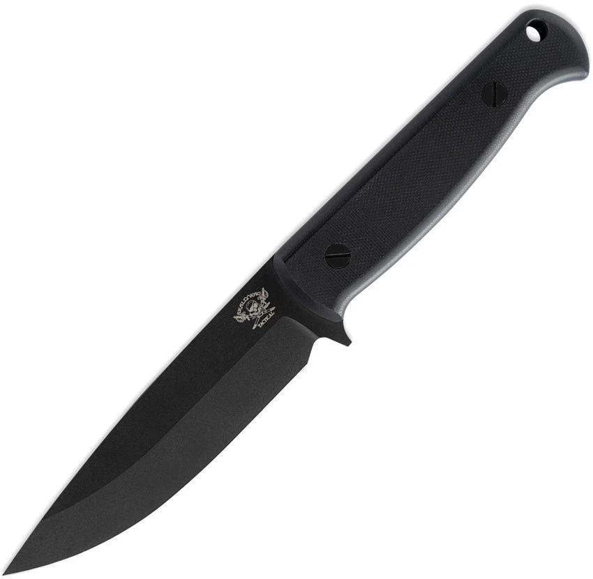 Skallywag Tactical Wanderer Fixed Blade Black G10 8.50072E+11 by Skallywag Tactical