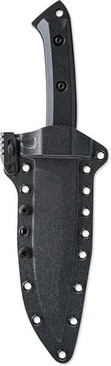 Skallywag Tactical Riptide Fixed Blade Spear - 12 Inch D2 Steel With Black PVD Coat And Full Tang by Skallywag Tactical