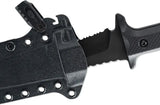 Skallywag Tactical Riptide Fixed Blade Spear - 12 Inch D2 Steel With Black PVD Coat And Full Tang by Skallywag Tactical