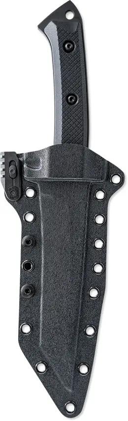 Skallywag Tactical Riptide Fixed Blade Tanto - Black PVD D2 Blade With Full Tang G10 Handle by Skallywag Tactical