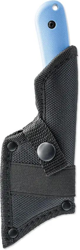 Skallywag Tactical Mantis Fixed Blade Knife - Blue PVD Coated Blade Full Tang Lanyard Hole by Skallywag Tactical