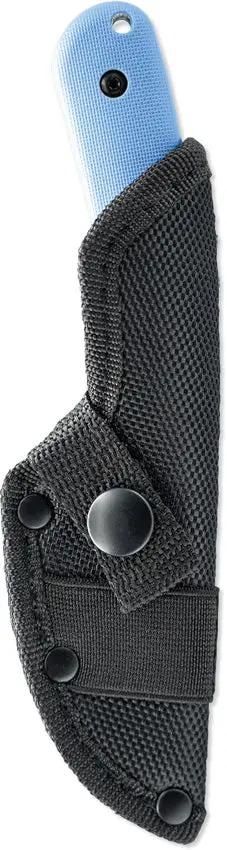Skallywag Tactical Fireside Fixed Blade Knife - Blue Nylon Handle, Full Tang, PVD Coated Blade by Skallywag Tactical