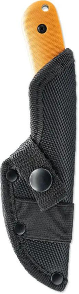 Skallywag Tactical Scorpion Fixed Blade - Orange Nylon Handle, Full Tang, PVD Coated 2.75 Inch Skinner Blade by Skallywag Tactical