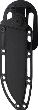 Skallywag Tactical T1 Fixed Blade - Five and a Half Inch Black PVD Coated 420 Stainless Blade Black Polymer Handle by Skallywag Tactical