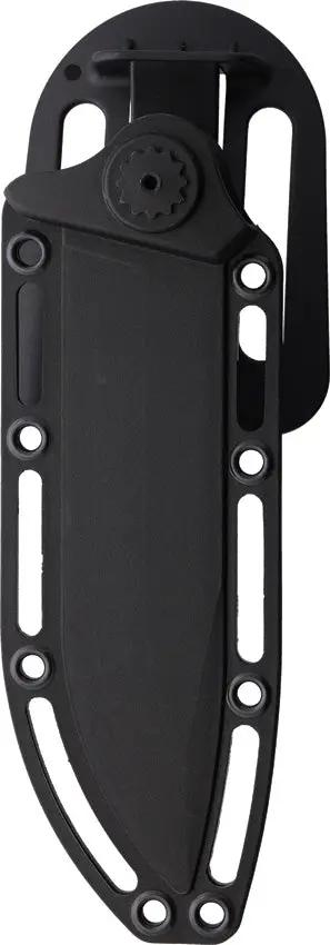 Skallywag Tactical T1 Fixed Blade - Five and a Half Inch Black PVD Coated 420 Stainless Blade Black Polymer Handle by Skallywag Tactical
