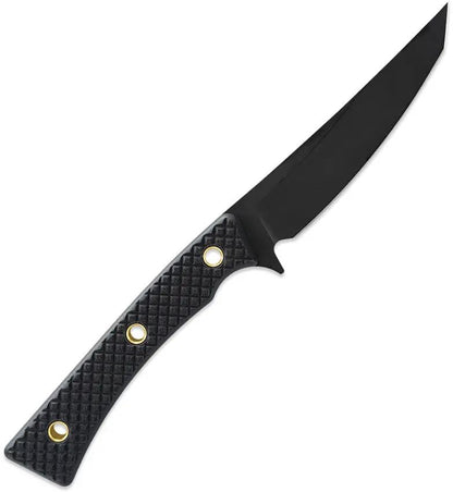 Skallywag Tactical The Cairos Fixed Blade - 9 Inch Black PVD Bohler K340 ISODUR Tanto Blade Full Tang G10 Handle by Skallywag Tactical