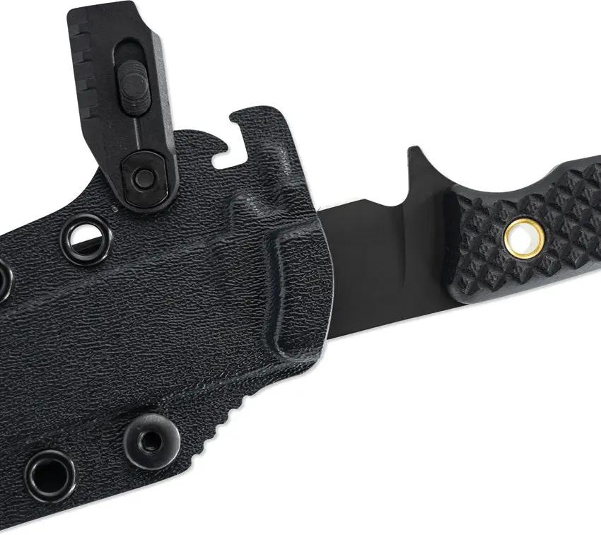 Skallywag Tactical The Cairos Fixed Blade - 9 Inch Black PVD Bohler K340 ISODUR Tanto Blade Full Tang G10 Handle by Skallywag Tactical