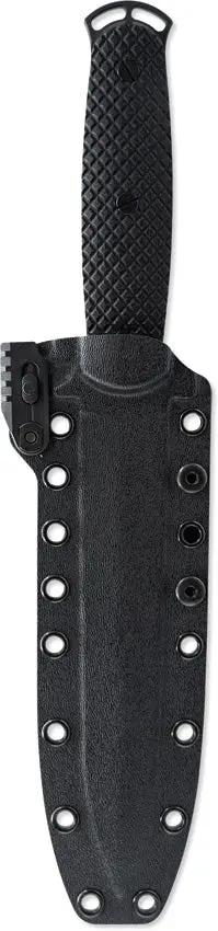 Skallywag Tactical The Malice Fixed Blade - Black PVD Coated Double Edge Bohler K340 ISODUR Blade by Skallywag Tactical
