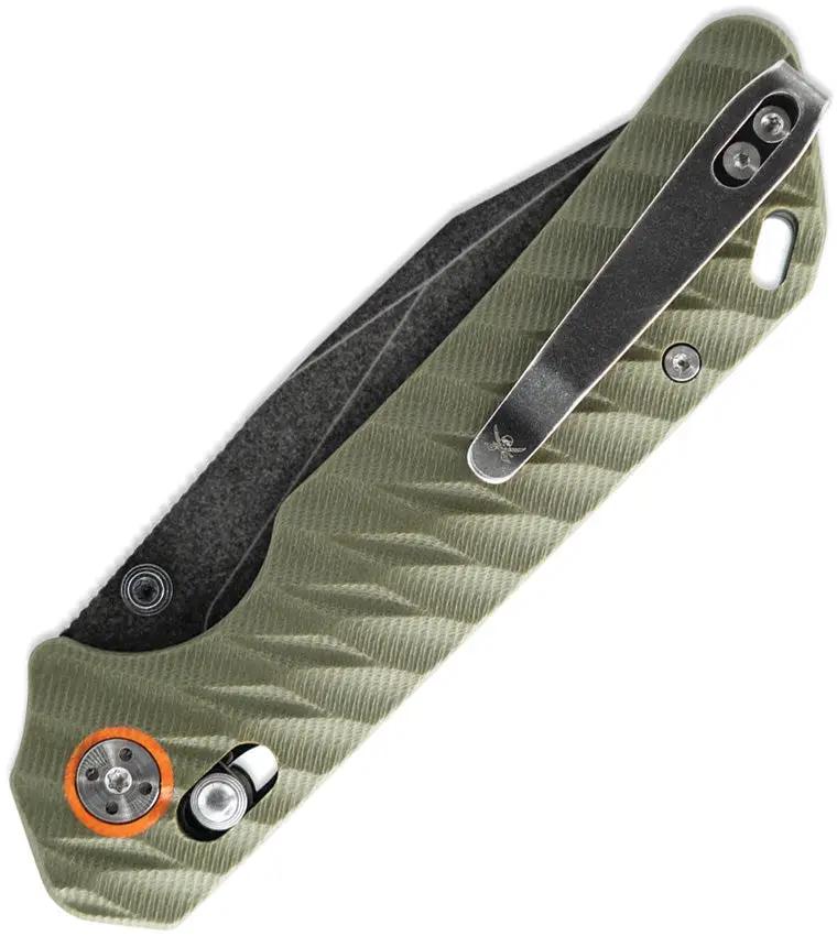 Skallywag Tactical Mako 2 Axis Lock OD - D2 Tool Steel Blade With OD Green G10 Handle by Skallywag Tactical