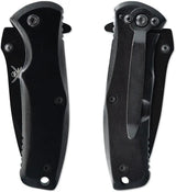 Skallywag Tactical Mini Jack Framelock A/O - Assisted Opening Compact Black Finish 2.75in Blade by Skallywag Tactical