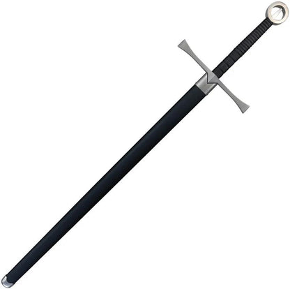 Legacy Arms Irish Hand And Half Sword SL0011 - Full Tang 5160 Carbon Steel Blade, Black Leather Wrapped Handle by Legacy Arms