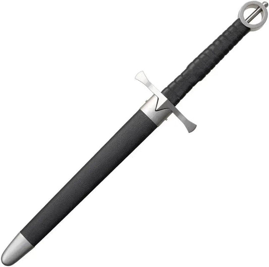 Legacy Arms Irish Dagger SL0022 - Full Tang 11.25 Inch Satin Blade With Black Leather Wrapped Handle by Legacy Arms