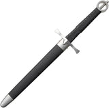 Legacy Arms Irish Dagger SL0022 - Full Tang 11.25 Inch Satin Blade With Black Leather Wrapped Handle by Legacy Arms