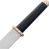 Legacy Arms Witham Viking Seax SL7041 - 12 Inch Satin 5160 Carbon Steel Blade Black Leather Wrapped Handle by Legacy Arms