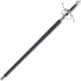Kingston Arms Renaissance Side Sword SM22031 - Satin Finish 5160 Carbon Steel Blade With Leather Wrapped Handle by Kingston Arms