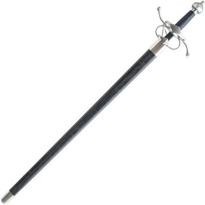 Kingston Arms Renaissance Side Sword SM22031 - Satin Finish 5160 Carbon Steel Blade With Leather Wrapped Handle by Kingston Arms