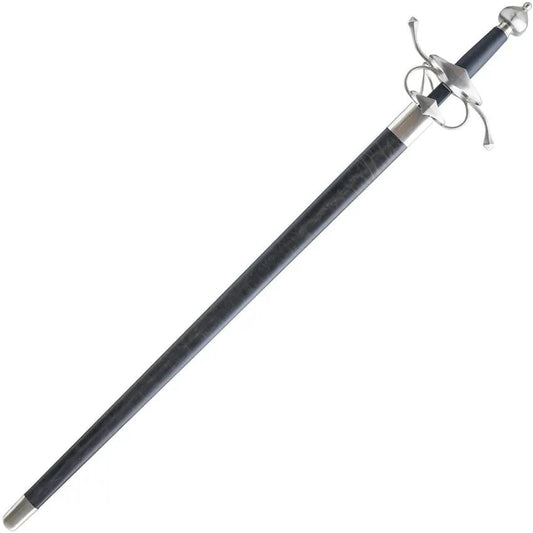 Kingston Arms Renaissance Side Sword SM22031 - Satin Finish 5160 Carbon Steel Blade With Leather Wrapped Handle by Kingston Arms