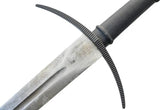 Kingston Arms Bastard Sword SM22501 - Antique Finish 1566 Steel Blade With Black Leather Wrapped Handle by Kingston Arms