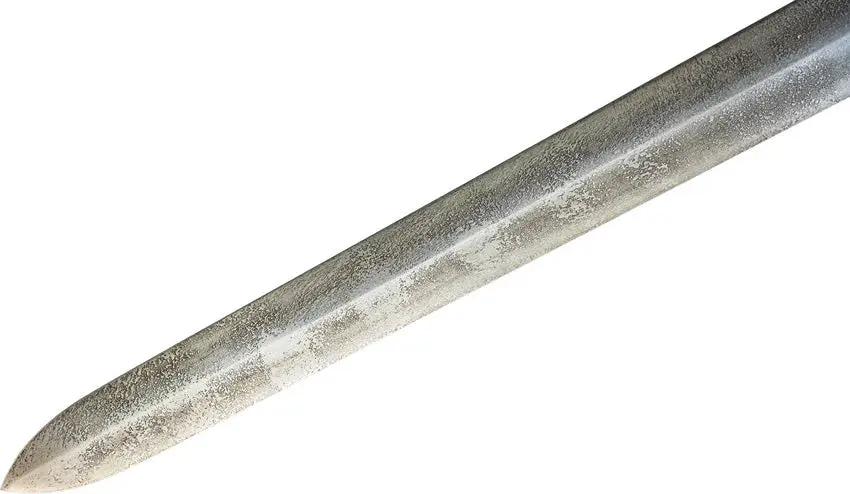 Kingston Arms Bastard Sword SM22501 - Antique Finish 1566 Steel Blade With Black Leather Wrapped Handle by Kingston Arms
