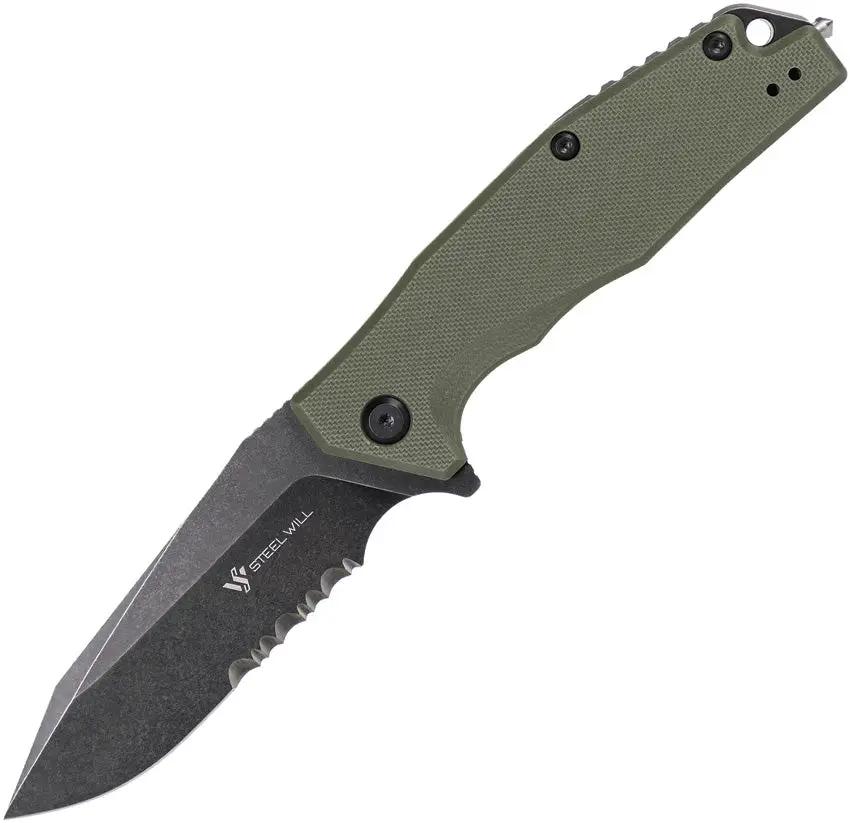 Steel Will Warbot Linerlock OD SWF10-33S by Steel Will