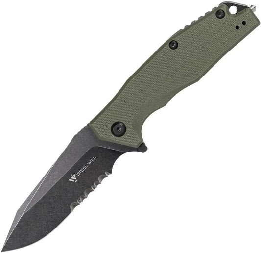 Steel Will Warbot Linerlock OD SWF10-33S by Steel Will