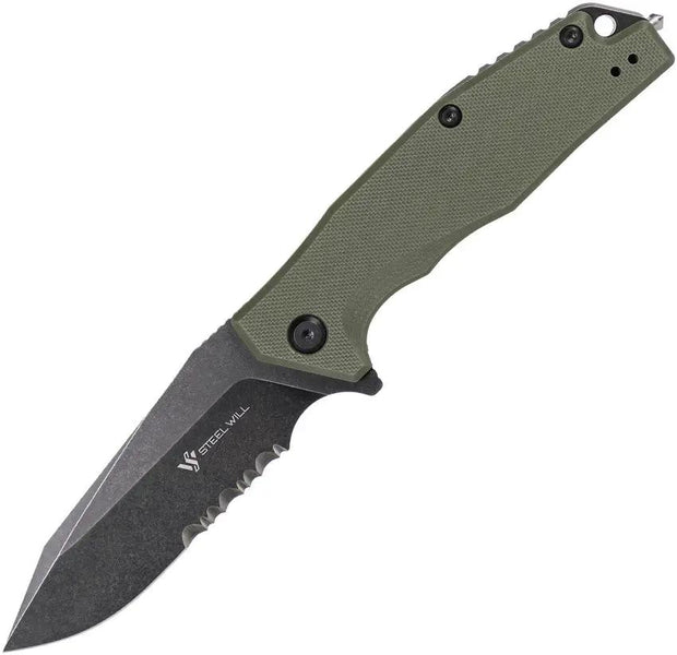 Steel Will Warbot Linerlock OD SWF10-33S by Steel Will