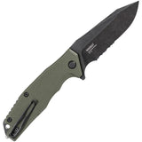 Steel Will Warbot Linerlock OD SWF10-33S by Steel Will