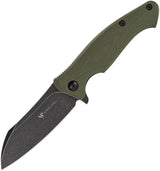 Steel Will Nutcracker F24 Linerlock Green F24-33 by Steel Will
