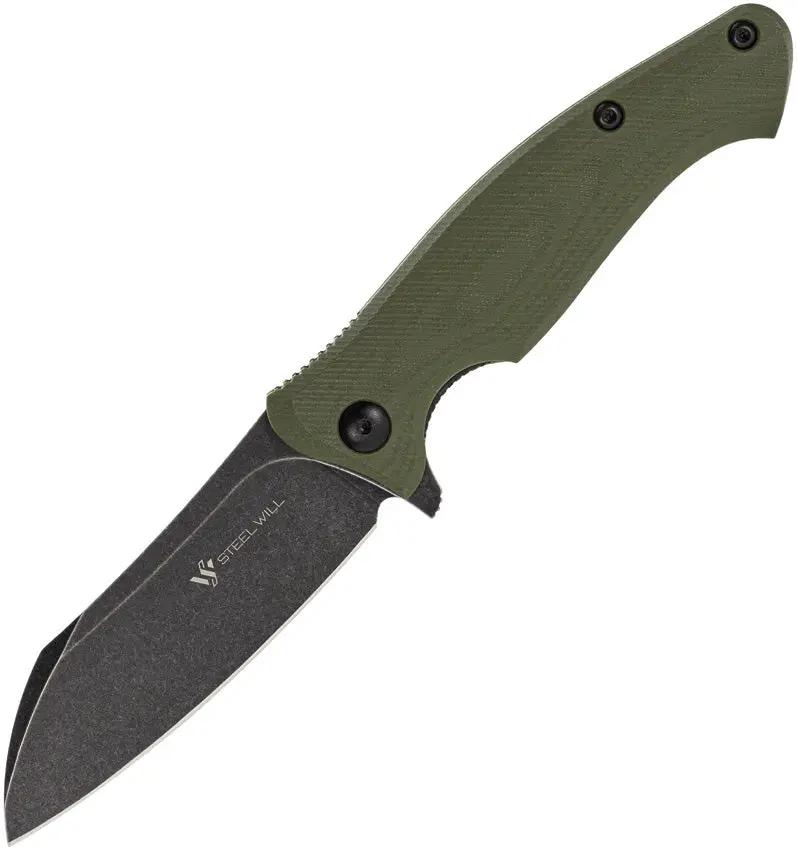 Steel Will Nutcracker F24 Linerlock Green F24-33 by Steel Will